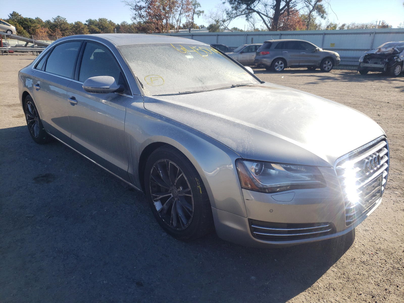 AUDI A8 L QUATT 2012 with VIN WAURVAFD8CN001054 - Photo from auction