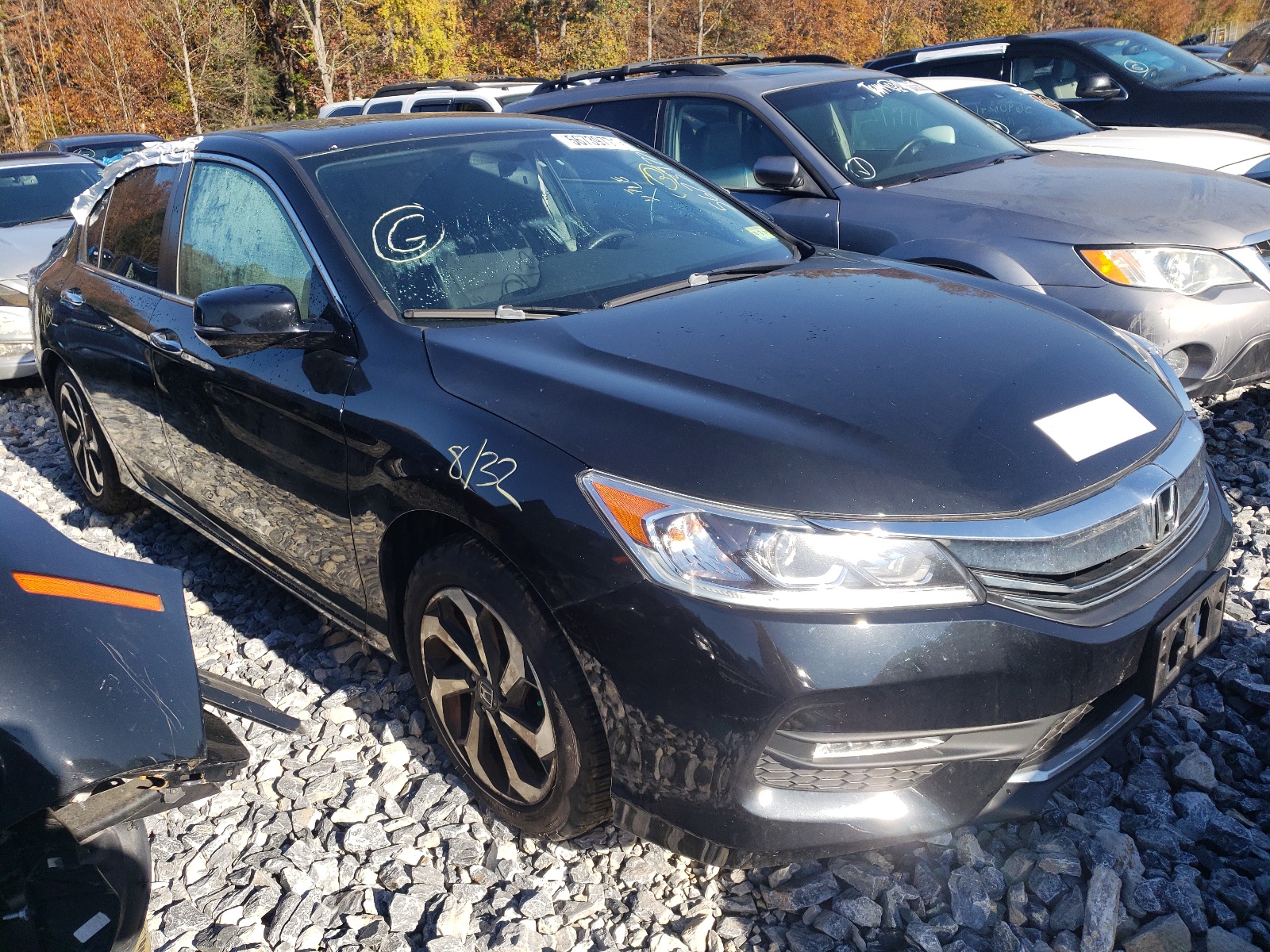 HONDA ACCORD EX 2016 with VIN 1HGCR2F76GA228142 - Photo from auction