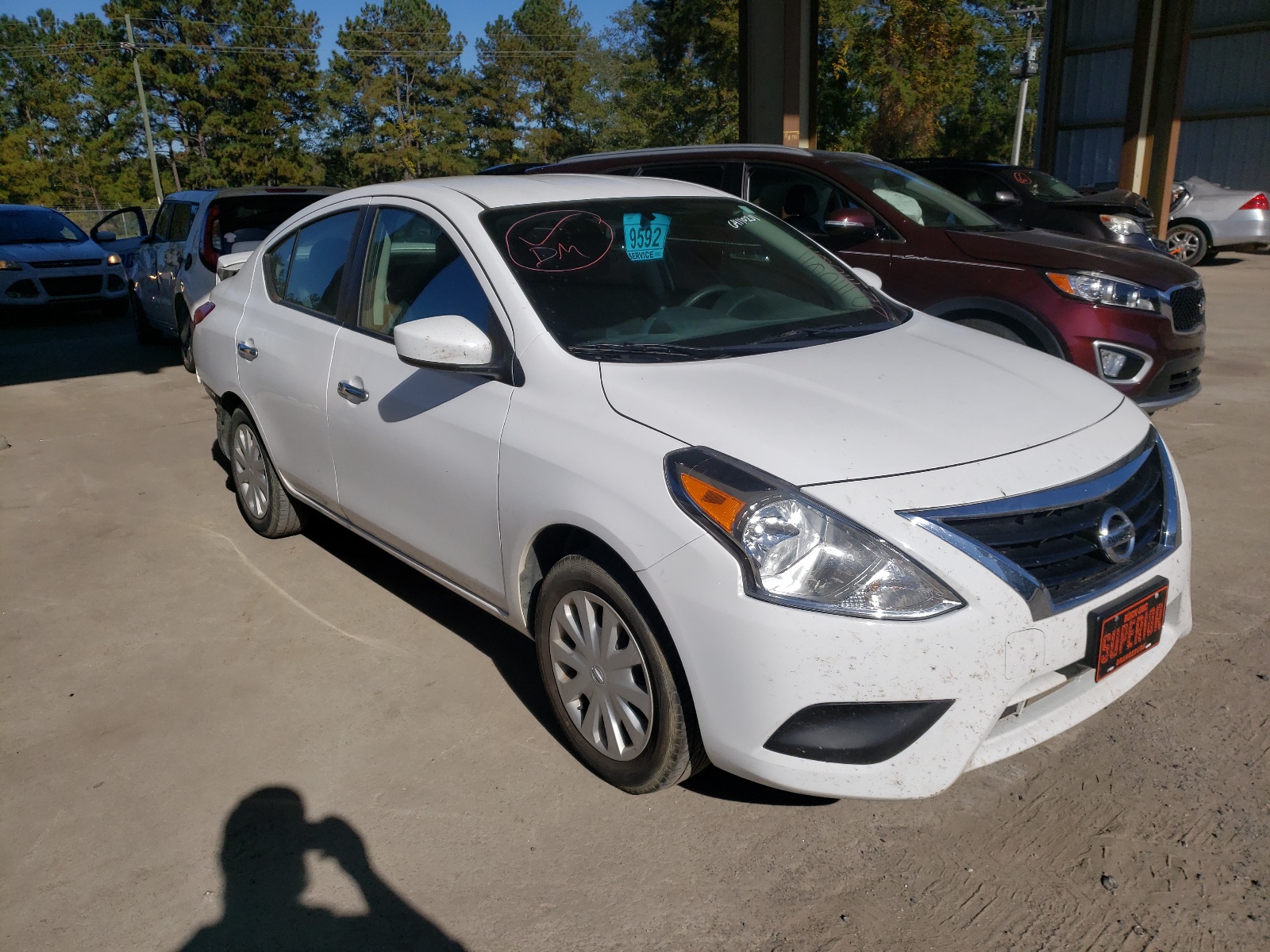 NISSAN VERSA S 2017 with VIN 3N1CN7APXHL849010 - Photo from auction