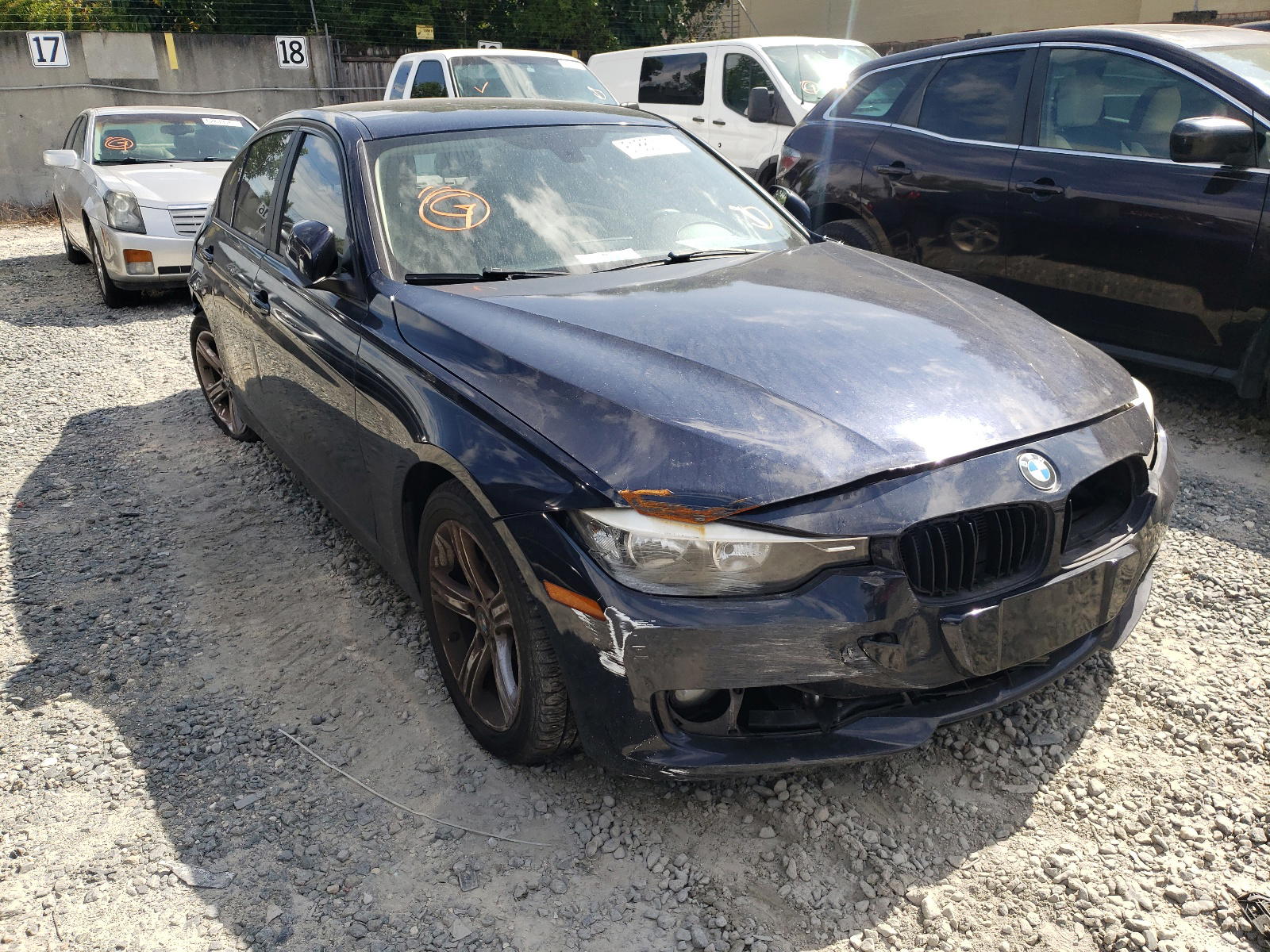 BMW 328 I 2012 with VIN WBA3A5C54CF257515 - Photo from auction