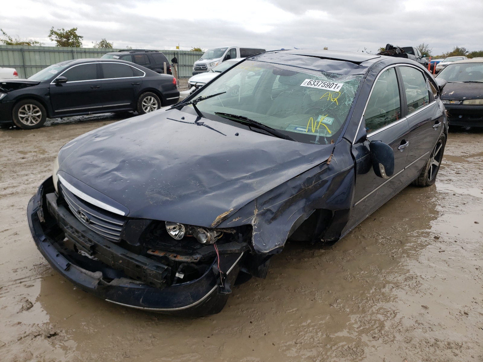 Photo 2 from auction – 2007 HYUNDAI AZERA SE with VIN KMHFC46F37A202237