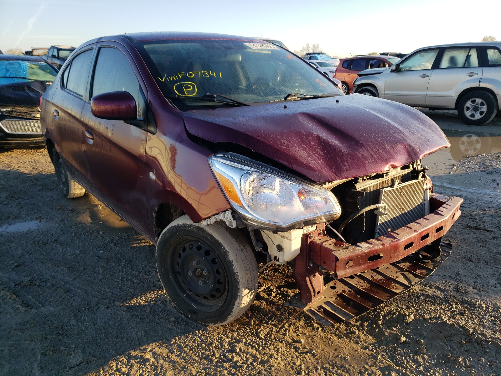 MITSUBISHI MIRAGE G4 2017 with VIN ML32F3FJ0HHF07847 - Photo from auction