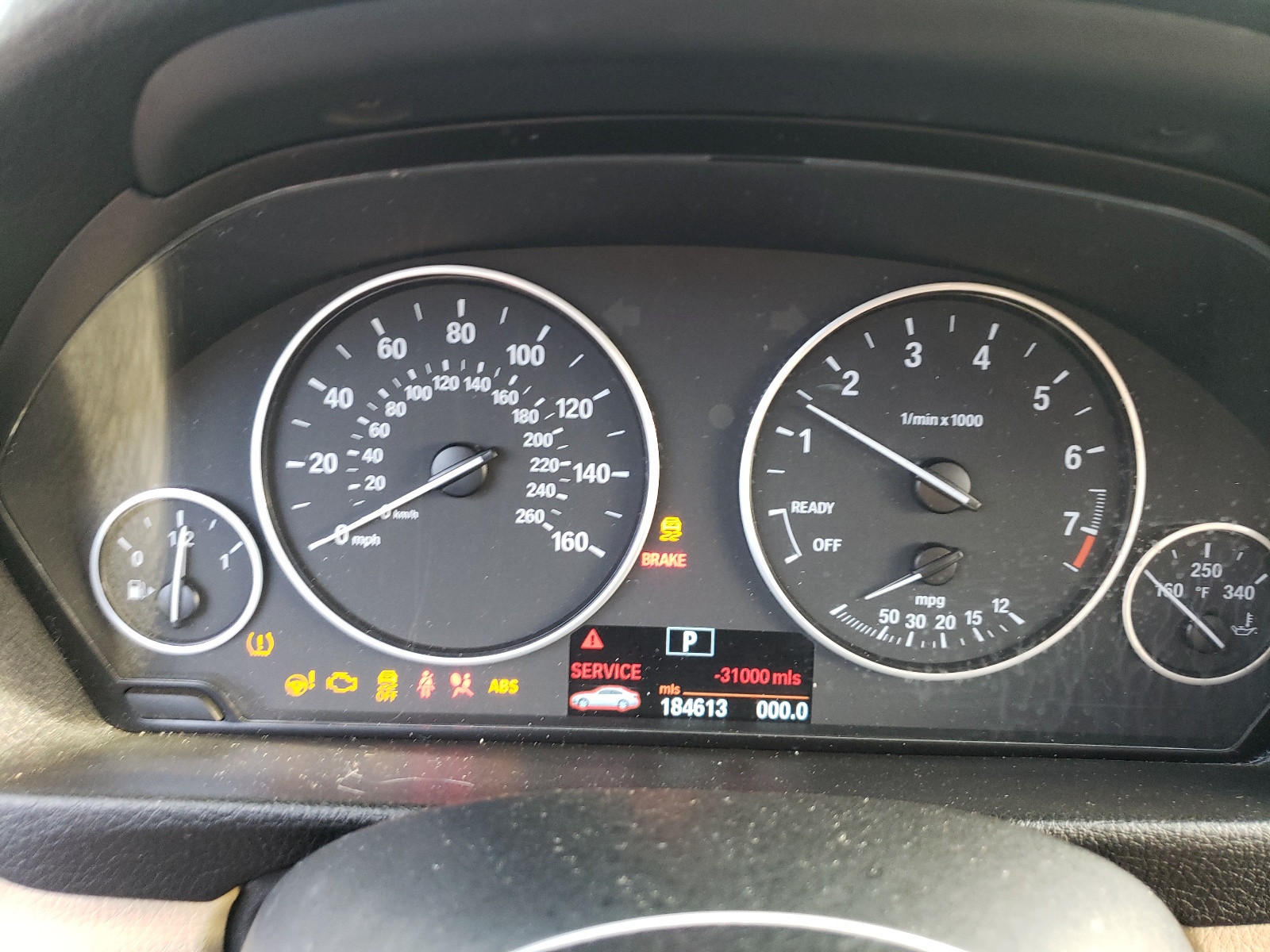 Photo 8 from auction – 2013 BMW 320 I XDRI with VIN WBA3C3C53DF982653