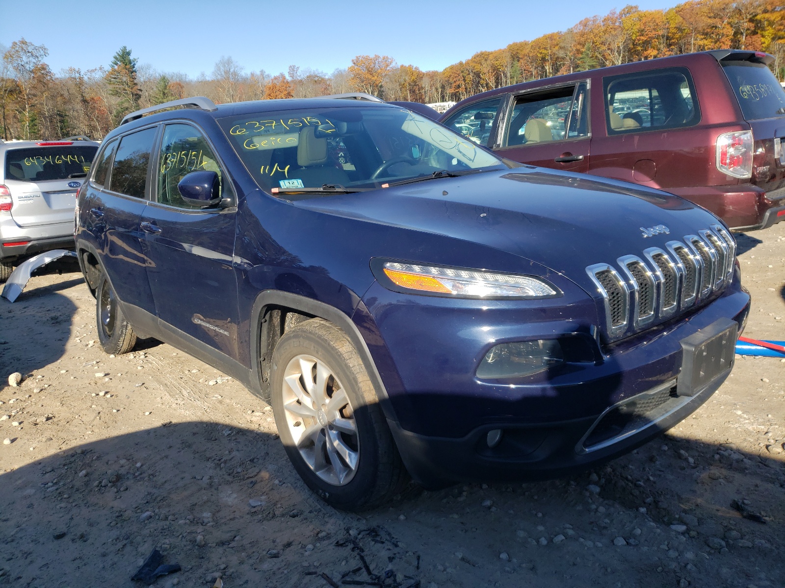 JEEP CHEROKEE L 2015 with VIN 1C4PJMDS1FW717270 - Photo from auction