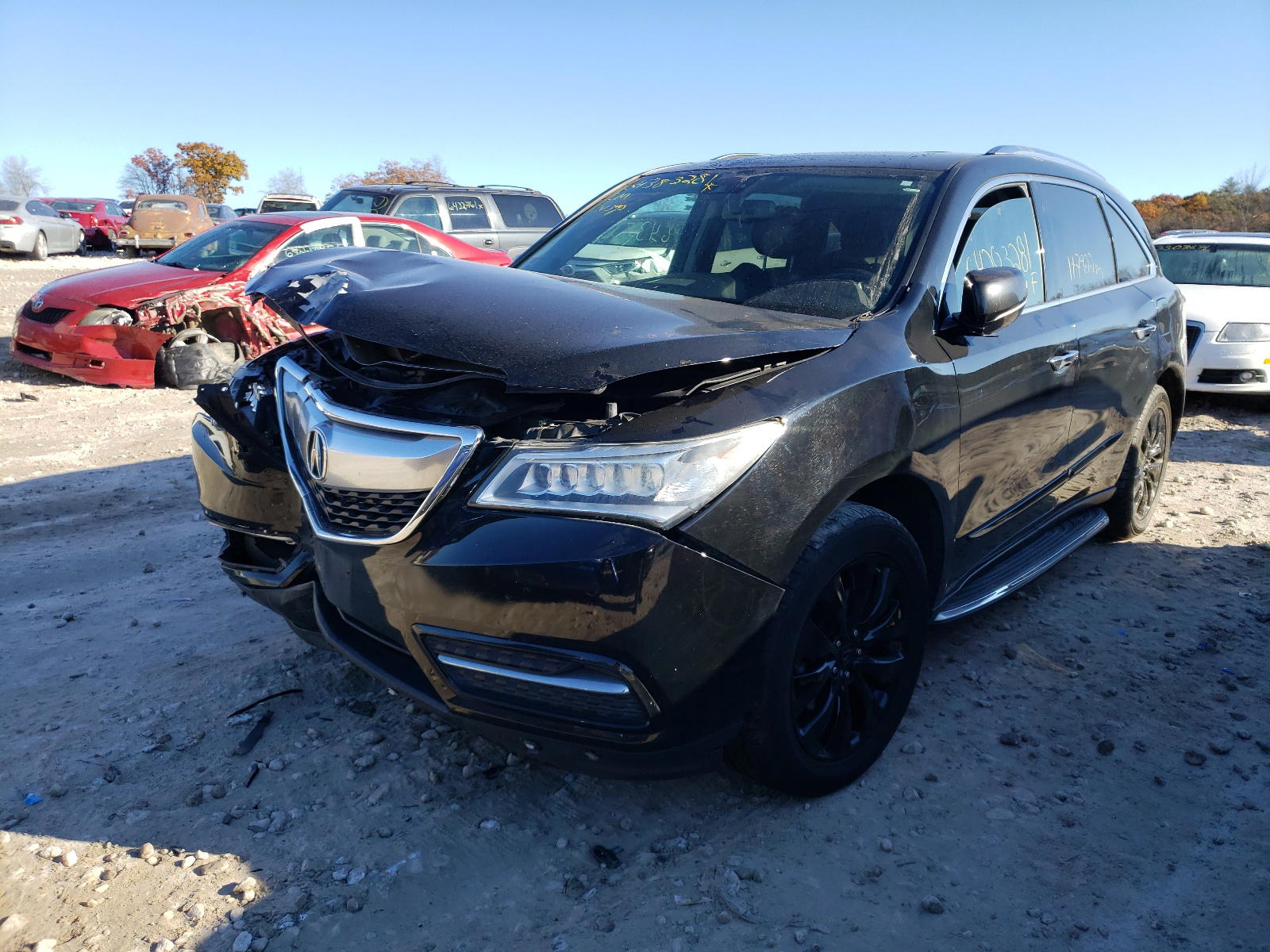 Photo 2 from auction – 2014 ACURA MDX TECHNO with VIN 5FRYD4H45EB009726