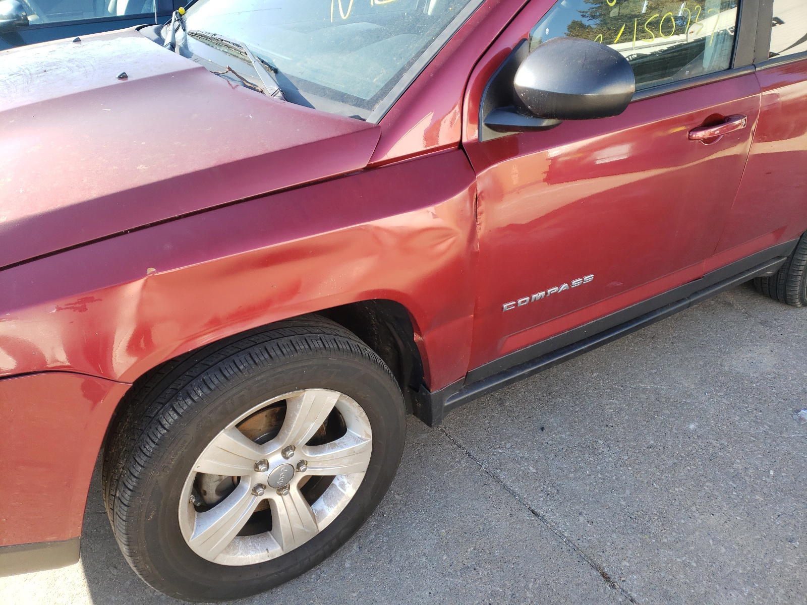 Photo 9 from auction – 2012 JEEP COMPASS SP with VIN 1C4NJDBB6CD591831