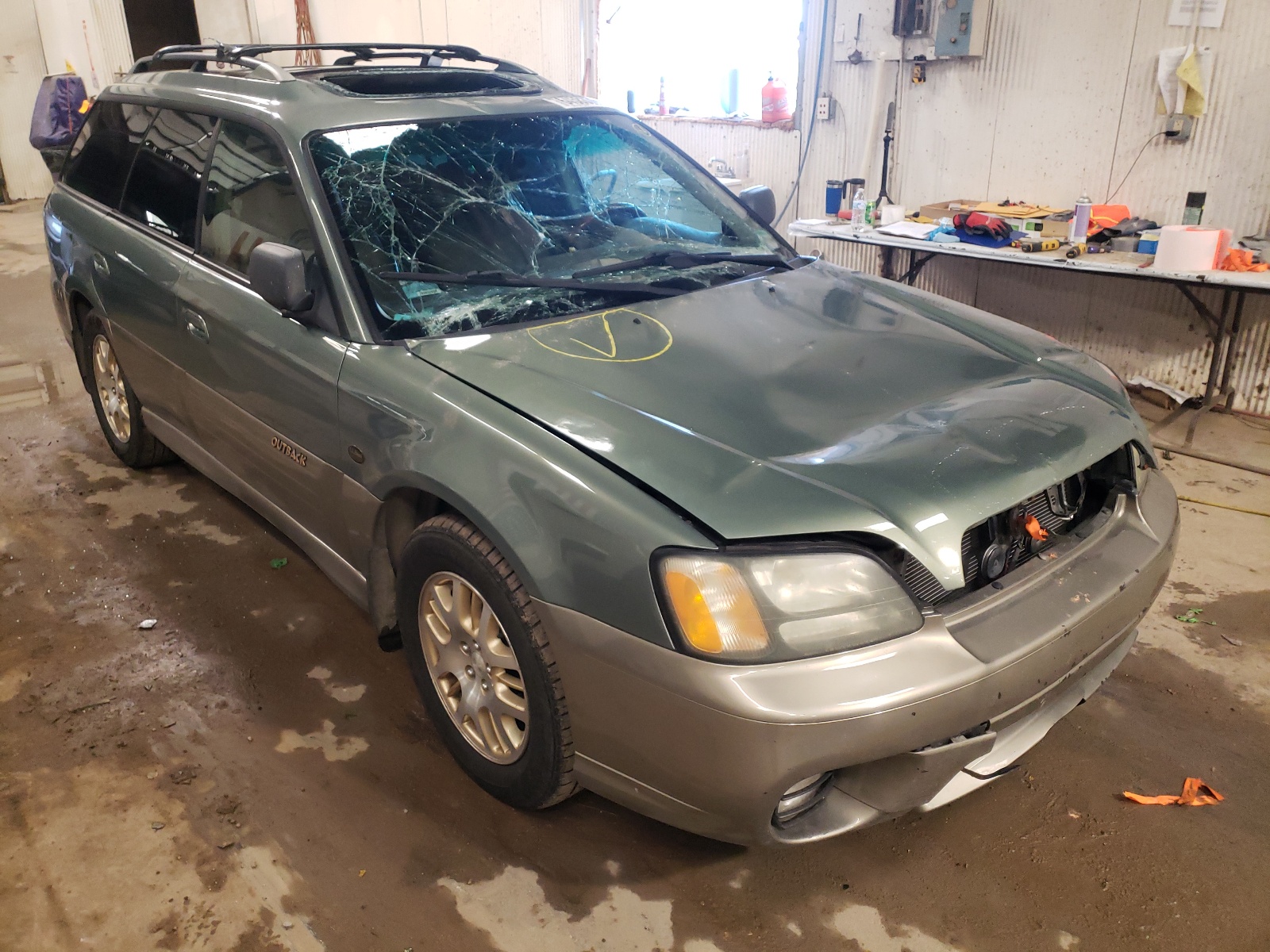 SUBARU LEGACY OUT 2003 with VIN 4S3BH806837604217 - Photo from auction