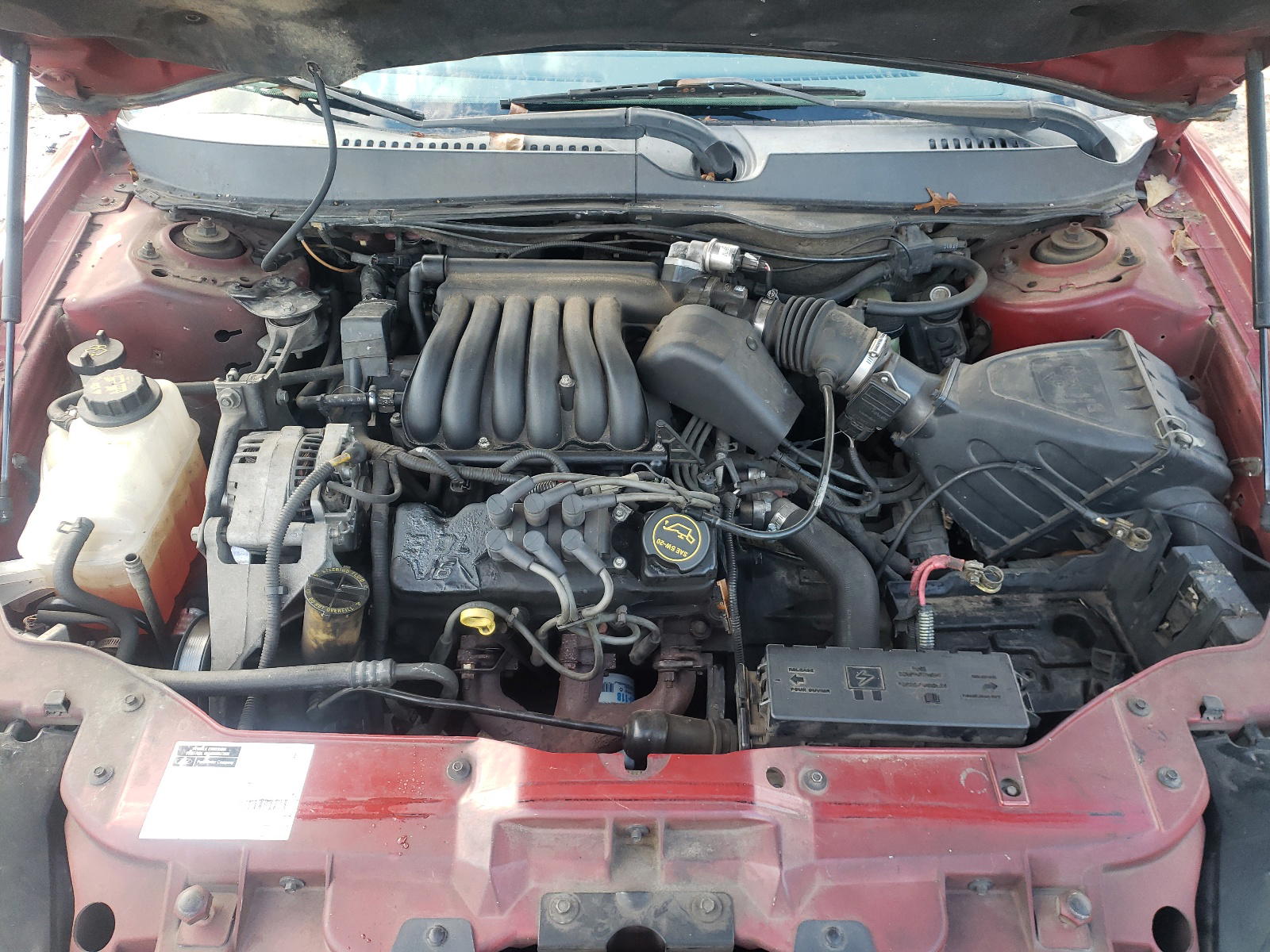 Photo 7 from auction – 2001 FORD TAURUS SE with VIN 1FAFP58271G243408