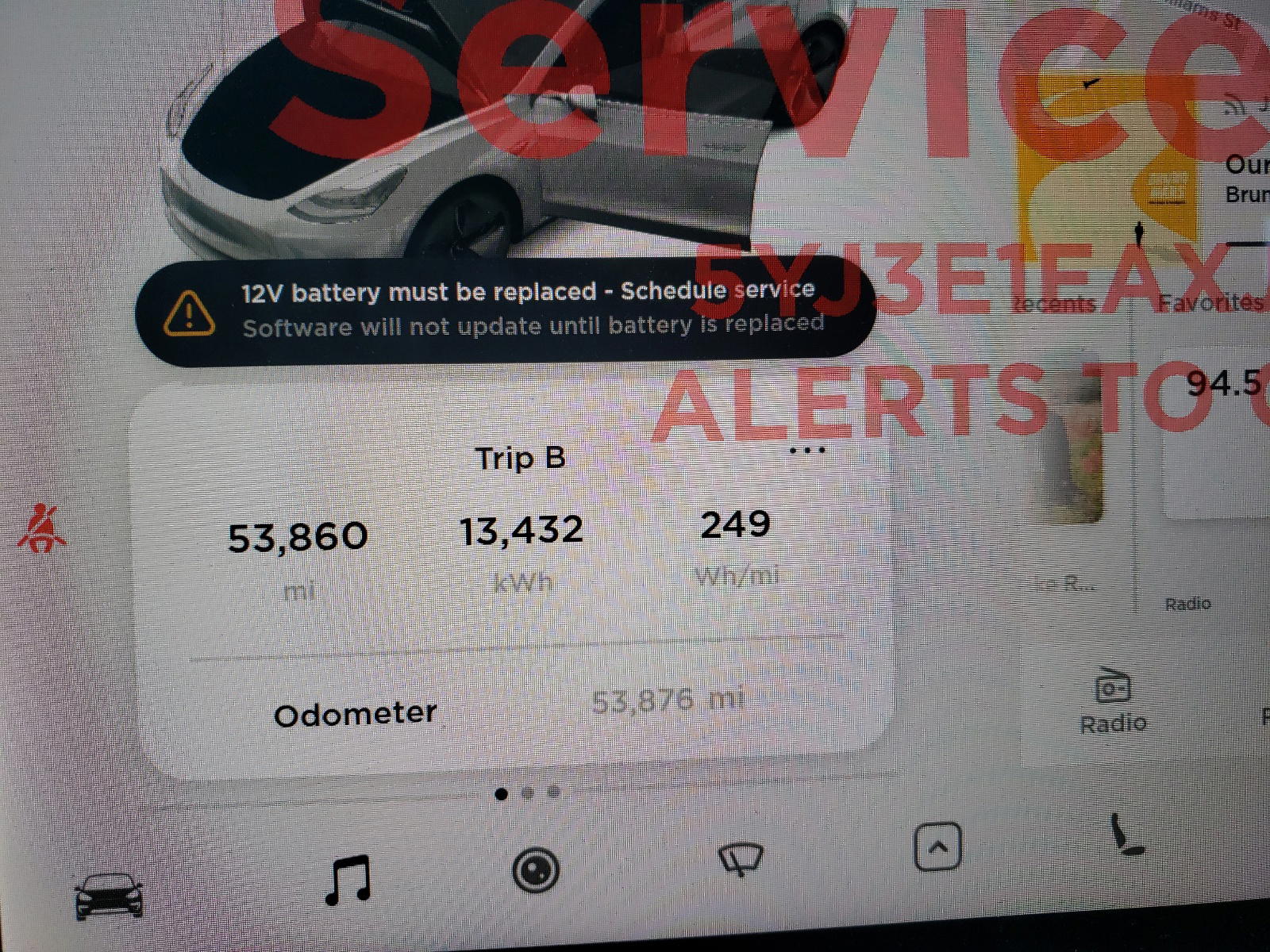 Photo 8 from auction – 2018 TESLA MODEL 3 with VIN 5YJ3E1EAXJF030633