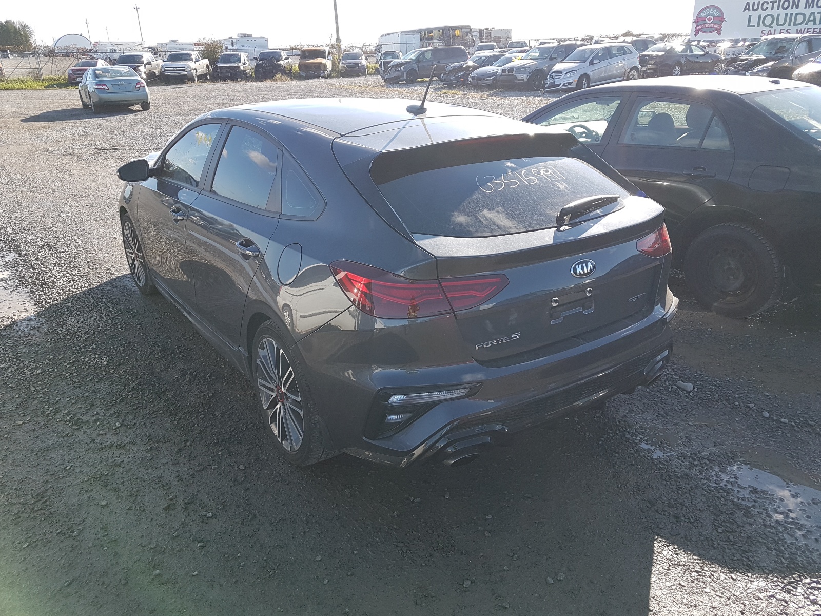 Photo 3 from auction – 2021 KIA FORTE GT with VIN KNAF45A74M5091948