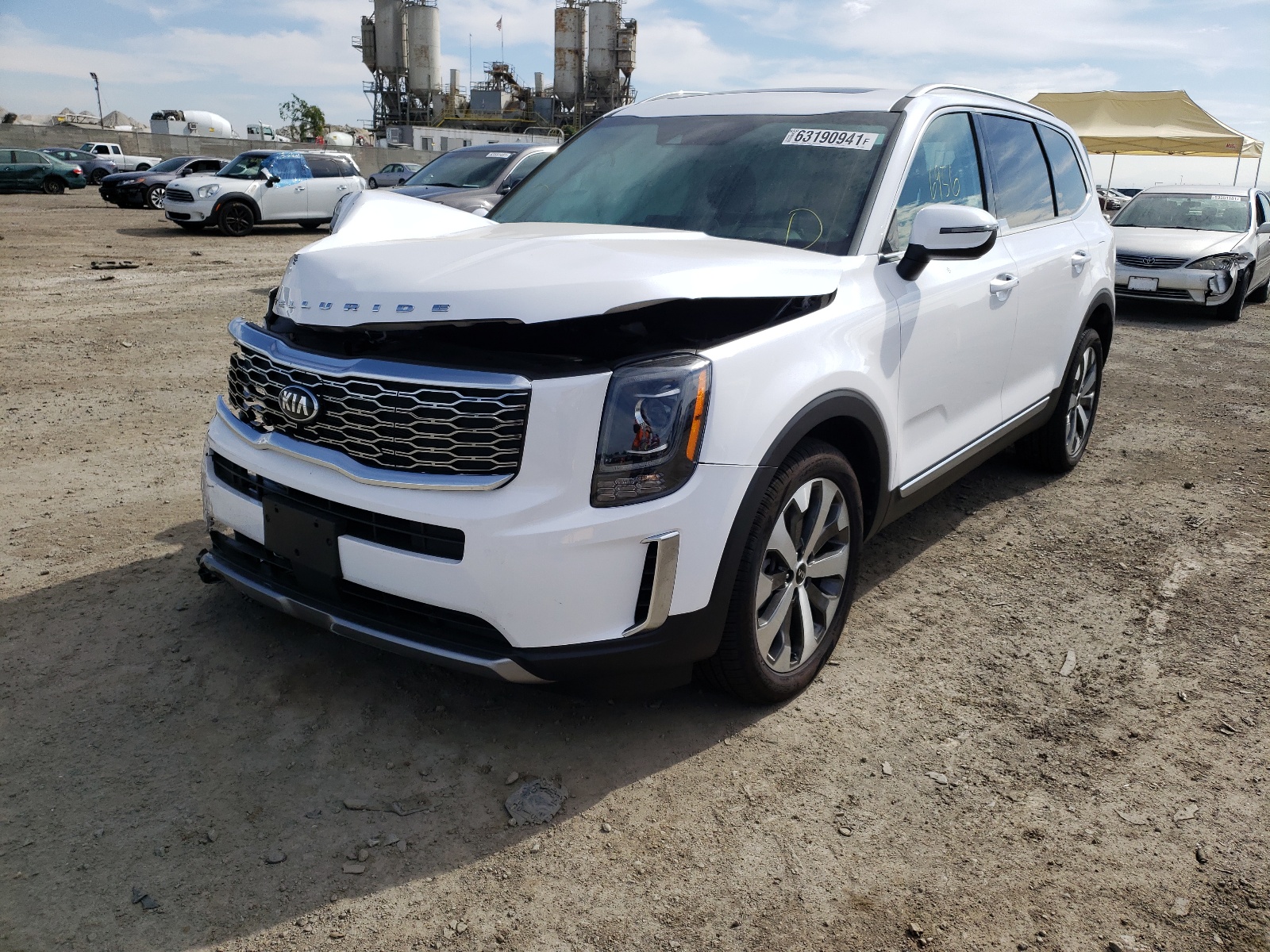 Photo 2 from auction – 2021 KIA TELLURIDE with VIN 5XYP6DHC3MG125089