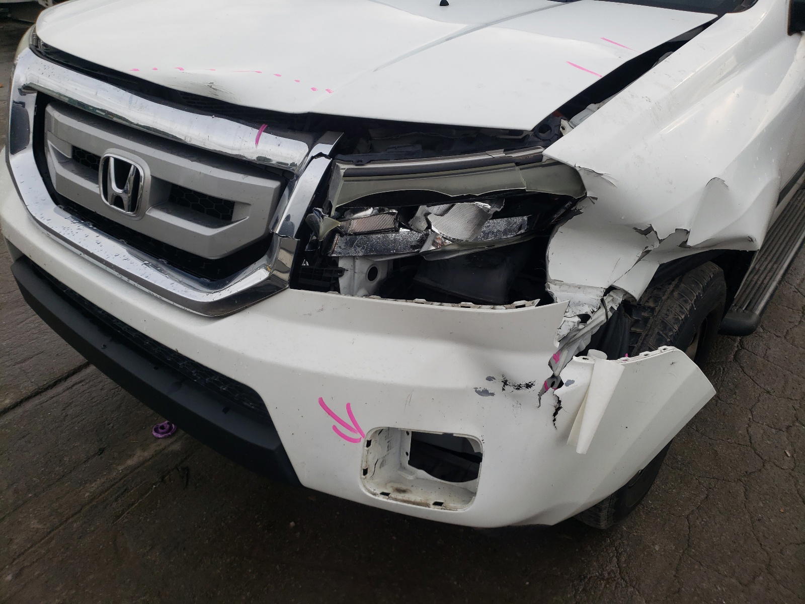 Photo 9 from auction – 2011 HONDA PILOT LX with VIN 5FNYF3H21BB033652