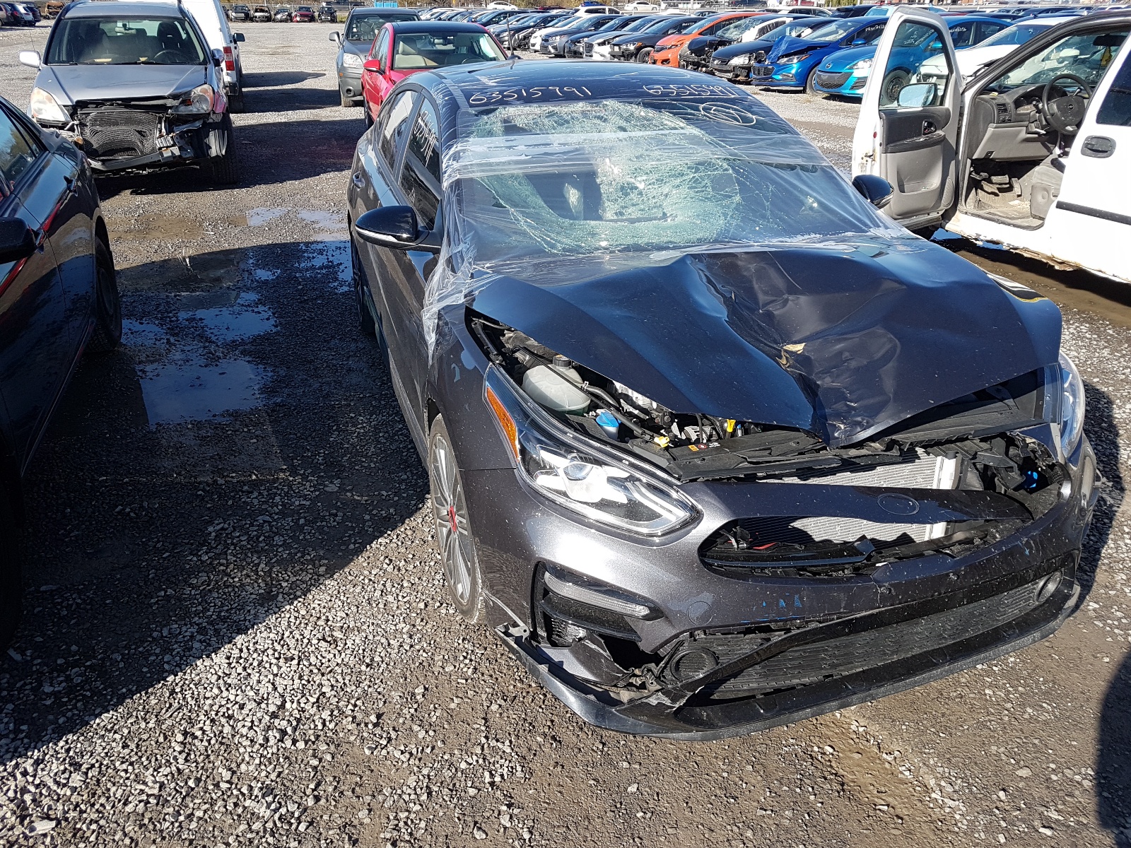 Photo 9 from auction – 2021 KIA FORTE GT with VIN KNAF45A74M5091948