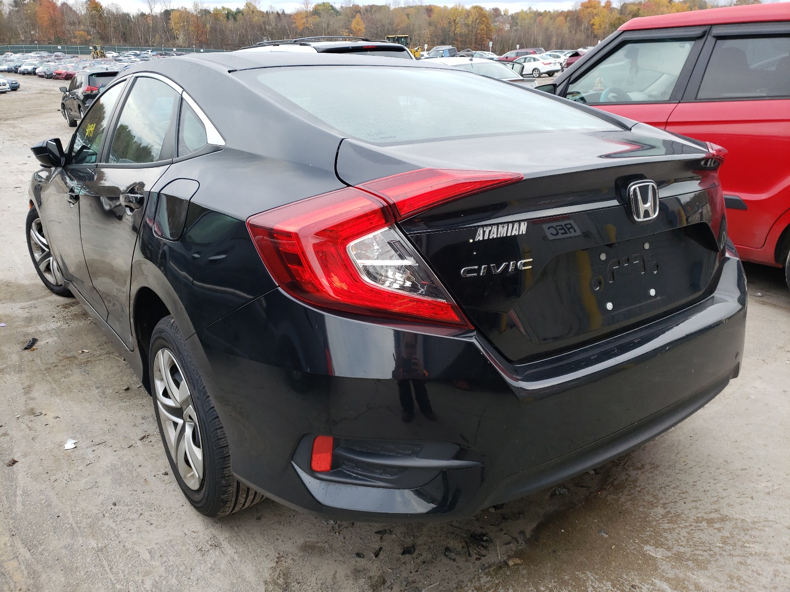 Photo 3 from auction – 2018 HONDA CIVIC LX with VIN 19XFC2F56JE207498