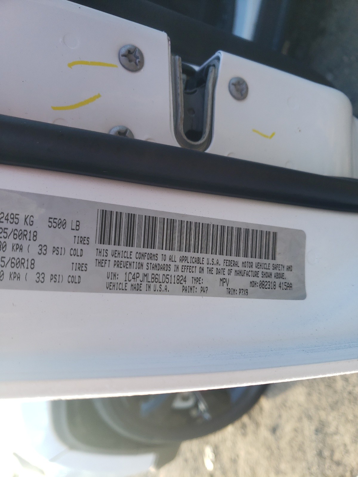 Photo 10 from auction – 2020 JEEP CHEROKEE L with VIN 1C4PJMLB6LD511824