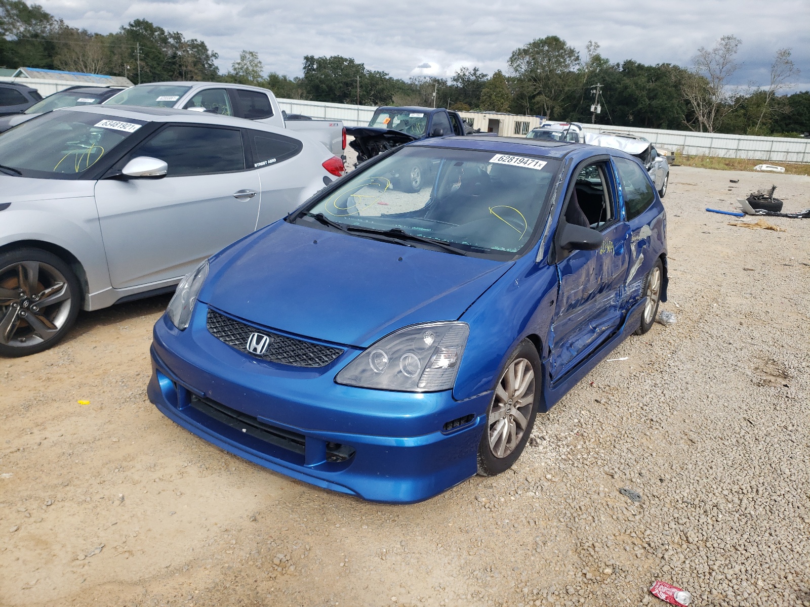 Photo 2 from auction – 2004 HONDA CIVIC SI with VIN SHHEP33524U502623