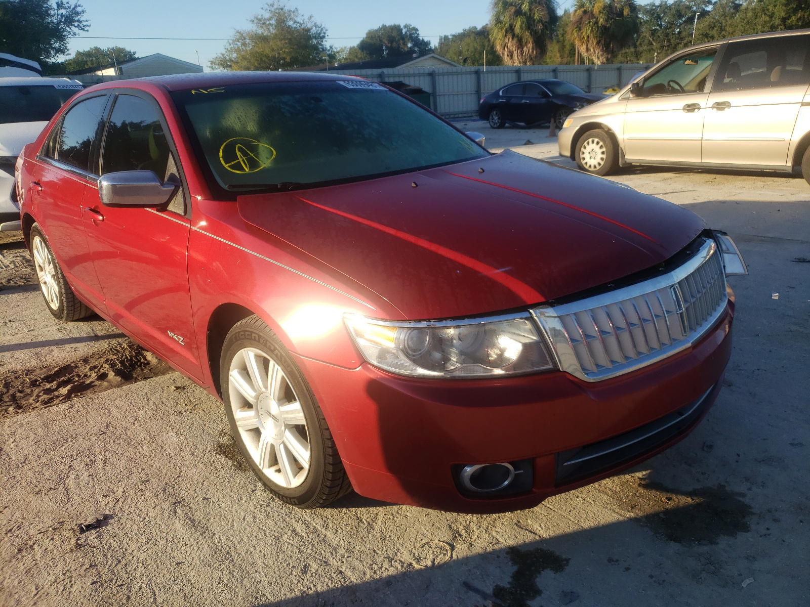 LINCOLN MKZ 2007 with VIN 3LNHM26T57R659685 - Photo from auction