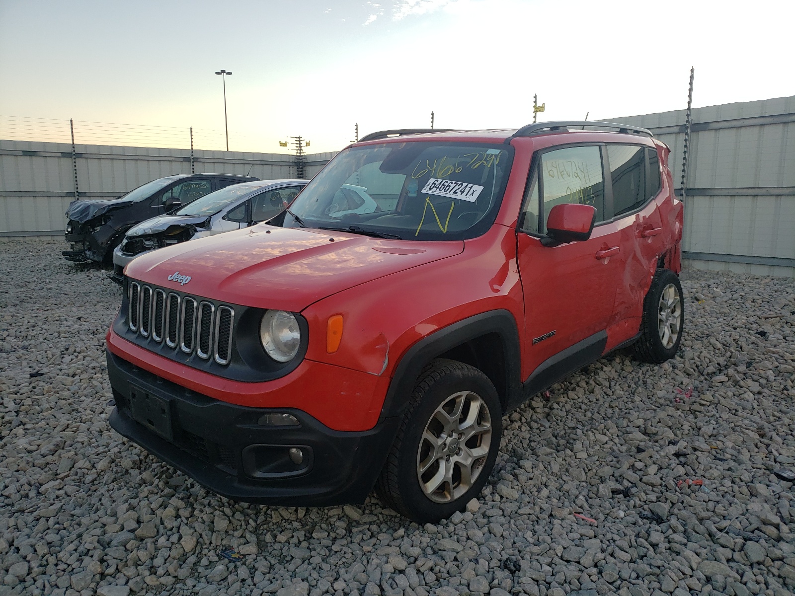 Photo 2 from auction – 2017 JEEP RENEGADE L with VIN ZACCJBBB6HPG08499