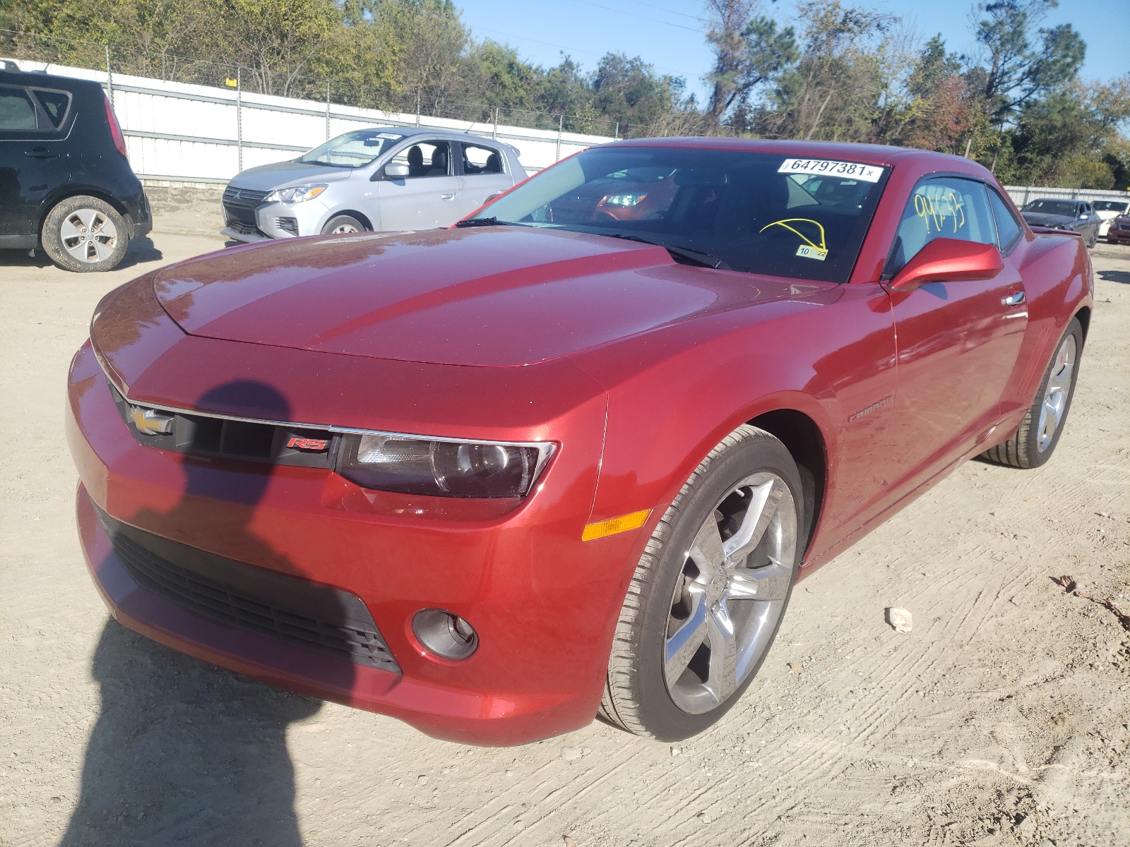 Photo 2 from auction – 2015 CHEVROLET CAMARO LT with VIN 2G1FD1E39F9206495