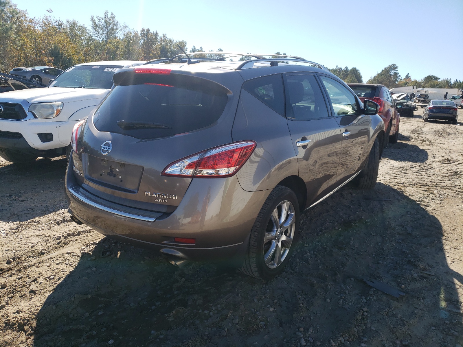 Photo 4 from auction – 2012 NISSAN MURANO S with VIN JN8AZ1MW7CW212902