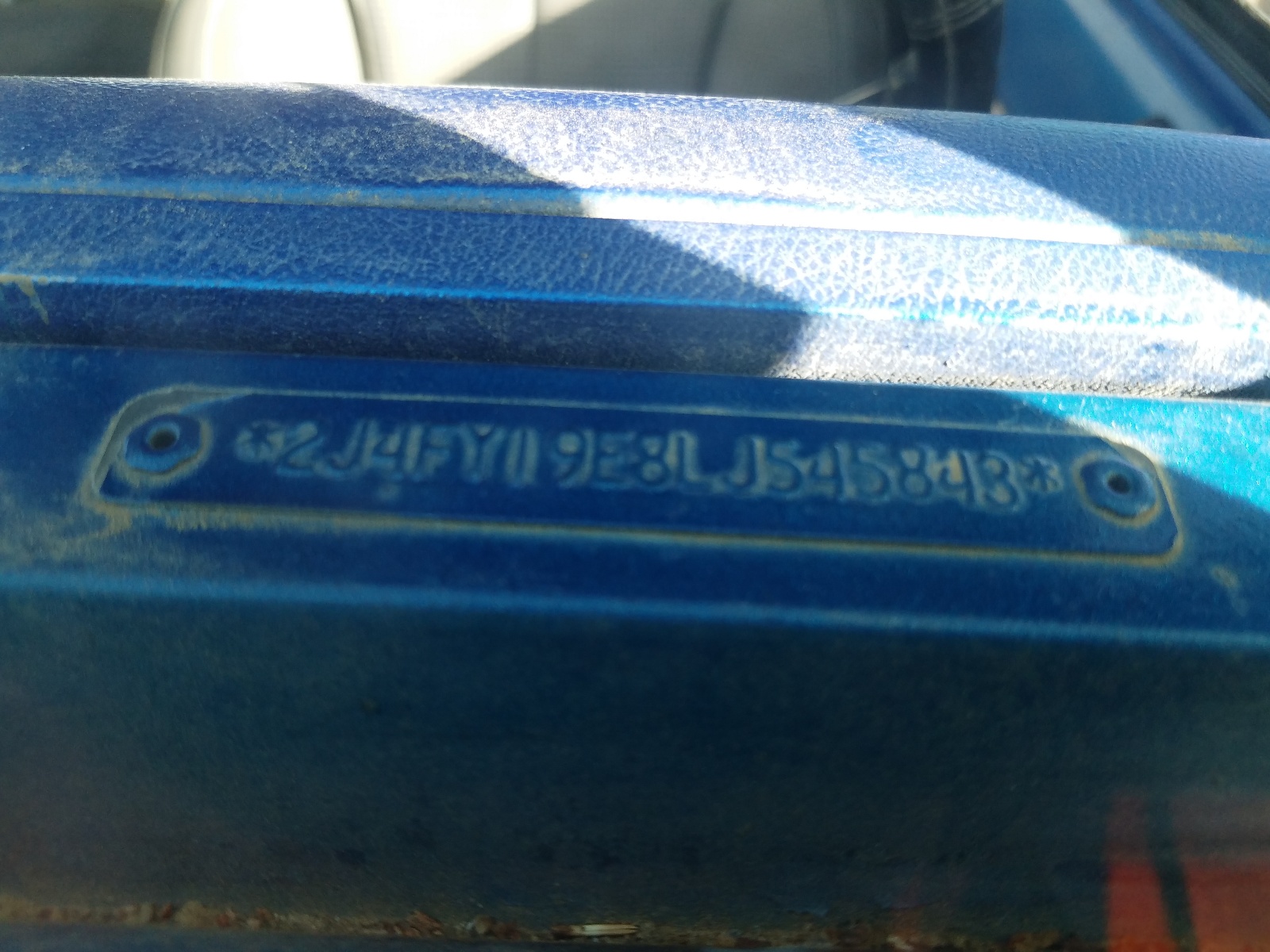 Photo 10 from auction – 1990 JEEP WRANGLER / with VIN 2J4FY19E8LJ545843