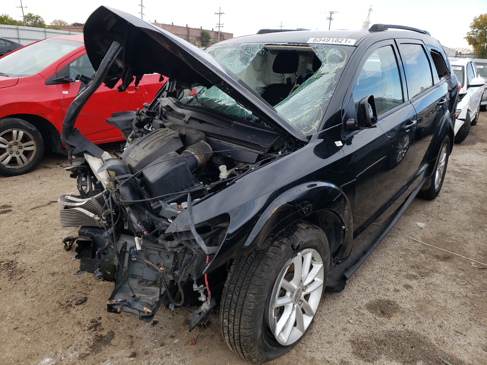 Photo 2 from auction – 2014 DODGE JOURNEY SX with VIN 3C4PDCBG2ET176279