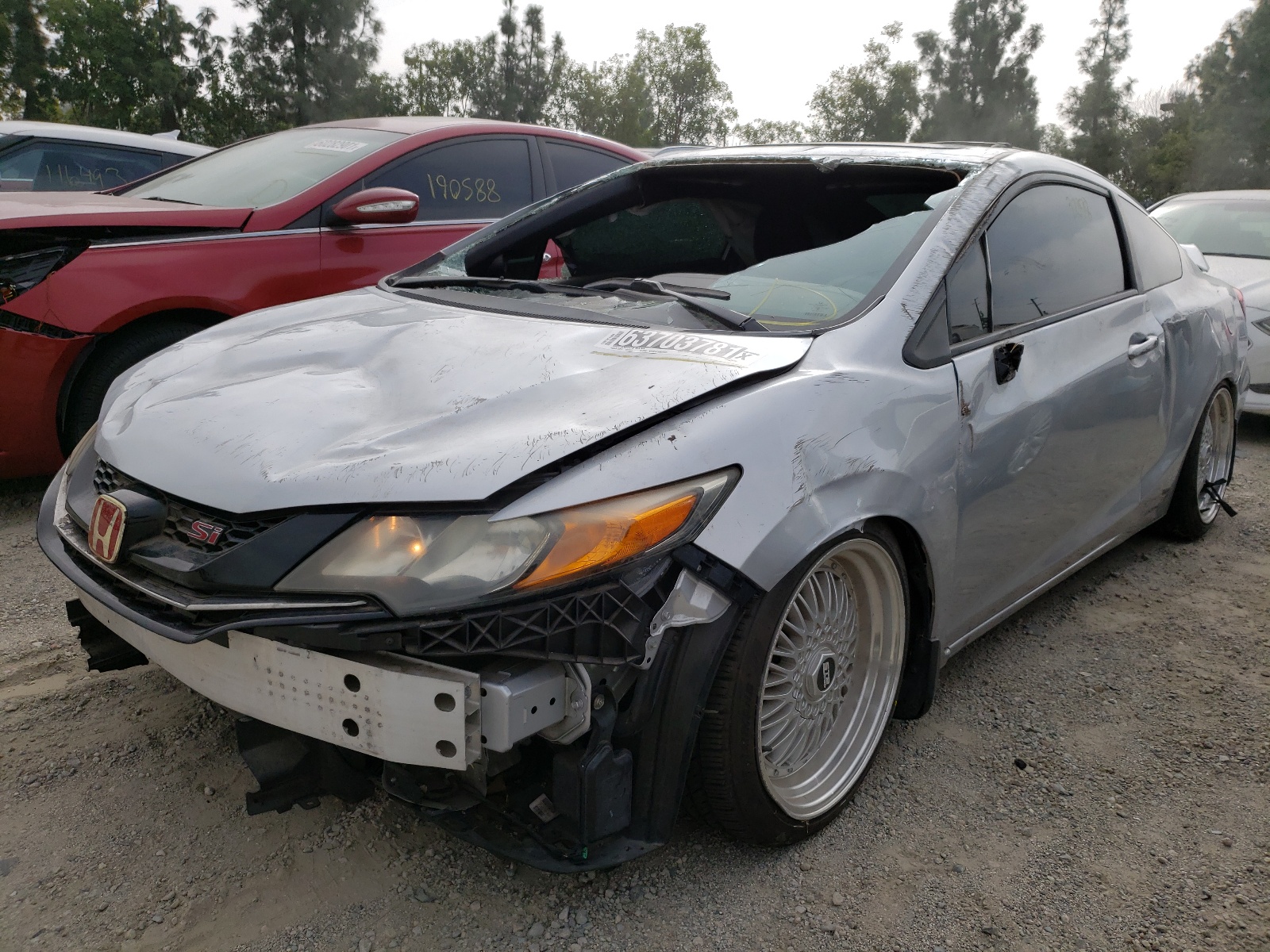 Photo 2 from auction – 2015 HONDA CIVIC SI with VIN 2HGFG4A52FH706285