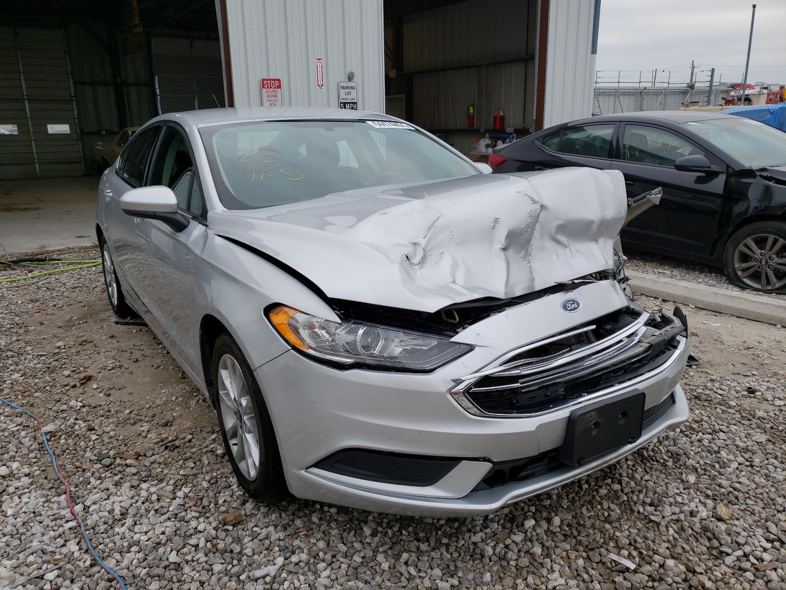 FORD FUSION SE 2017 with VIN 3FA6P0H73HR221388 - Photo from auction