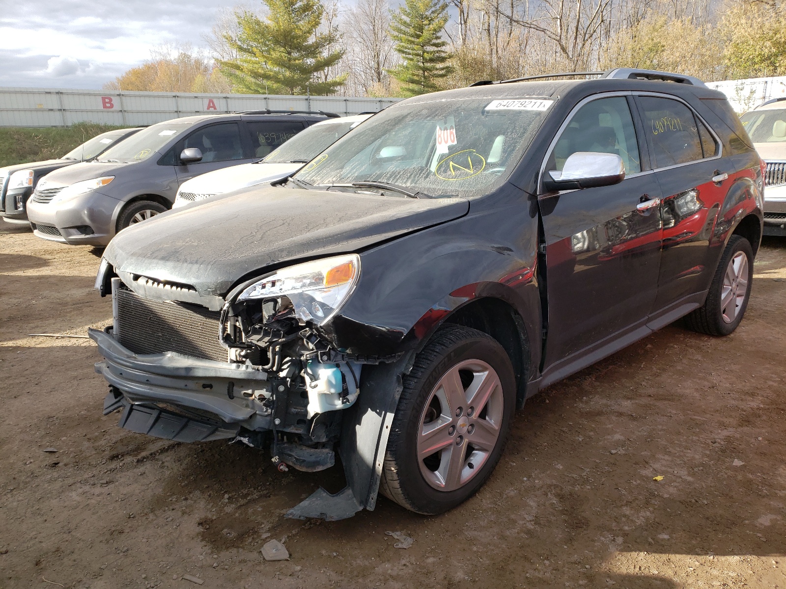 Photo 2 from auction – 2014 CHEVROLET EQUINOX LT with VIN 2GNFLHEKXE6335590