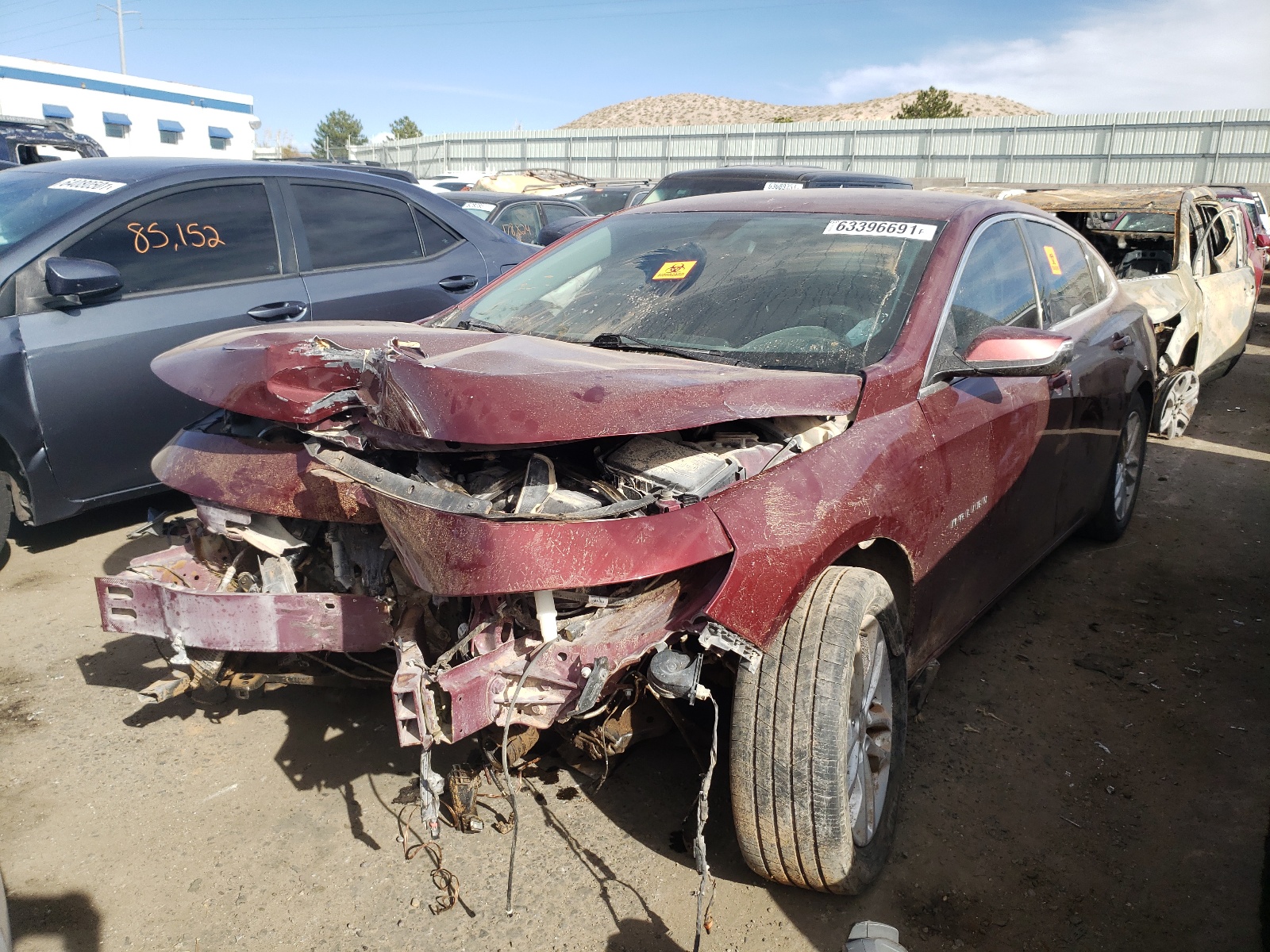 Photo 2 from auction – 2016 CHEVROLET MALIBU LT with VIN 1G1ZE5ST2GF245542