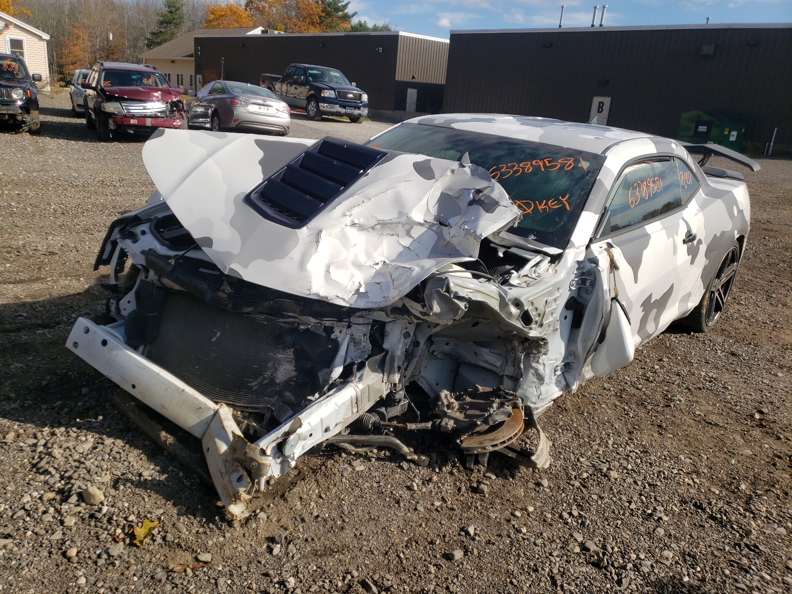 Photo 2 from auction – 2014 CHEVROLET CAMARO 2SS with VIN 2G1FK1EJ3E9279770