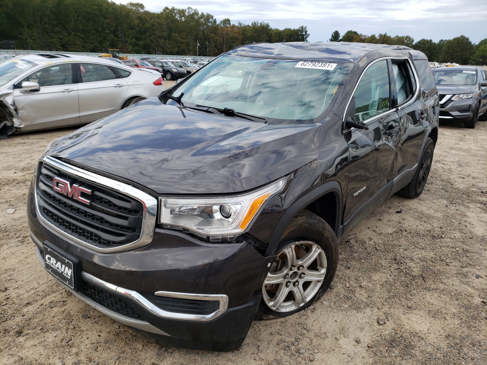 Photo 2 from auction – 2019 GMC ACADIA SLE with VIN 1GKKNKLAXKZ122099