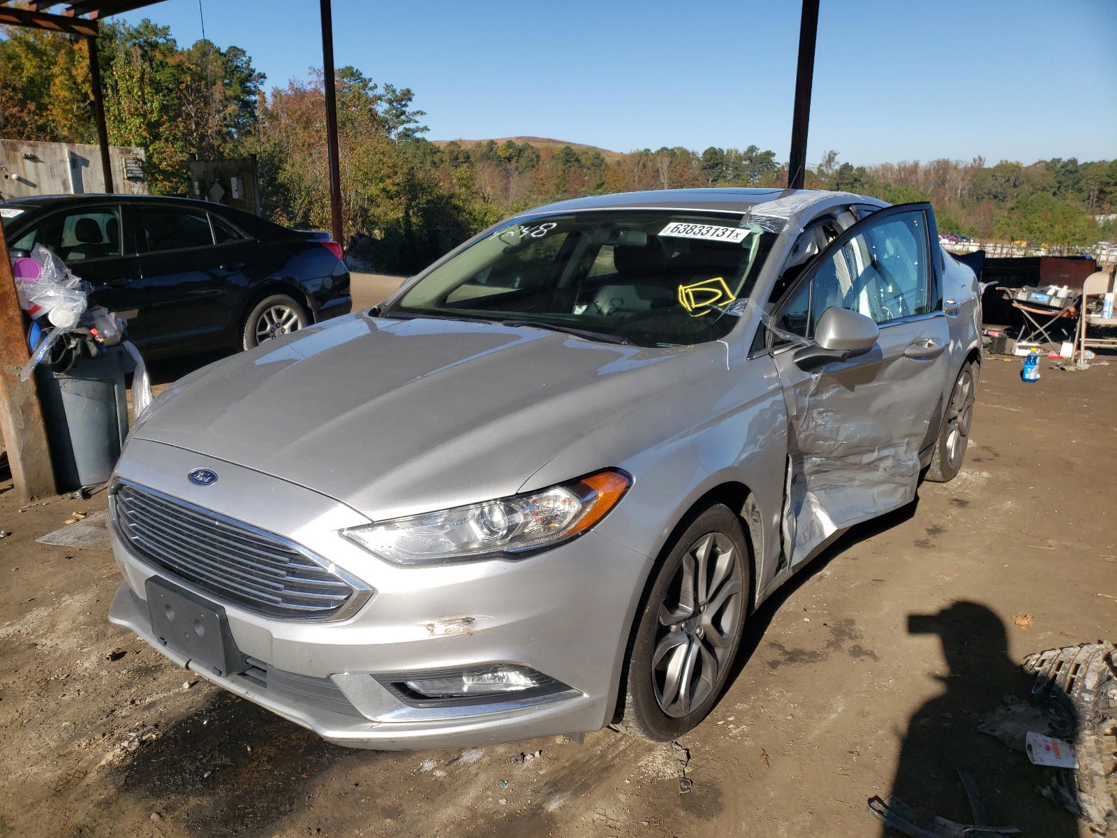 Photo 2 from auction – 2017 FORD FUSION SE with VIN 3FA6P0LU2HR324248