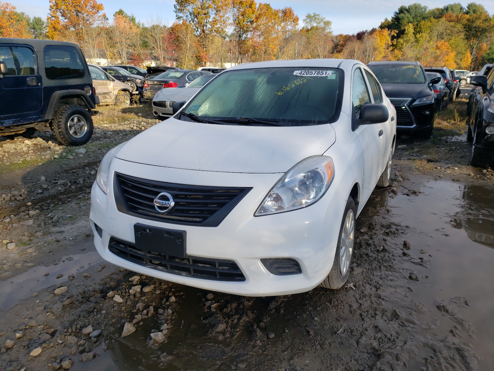 Photo 2 from auction – 2014 NISSAN VERSA S with VIN 3N1CN7AP7EL813061