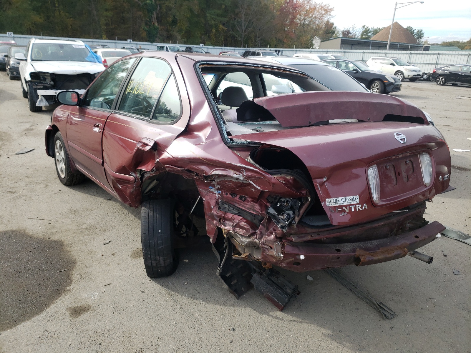 Photo 3 from auction – 2004 NISSAN SENTRA with VIN 3N1CB51DX4L475284
