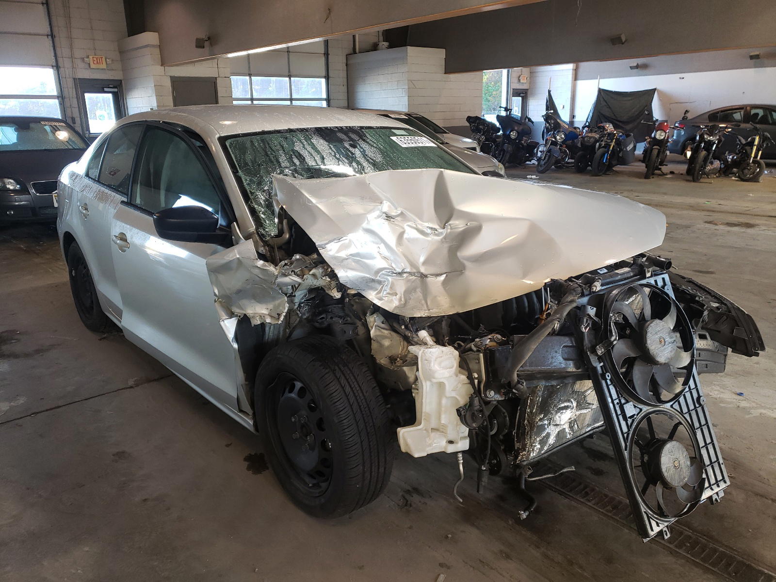 VOLKSWAGEN JETTA BASE 2012 with VIN 3VW2K7AJ6CM346894 - Photo from auction
