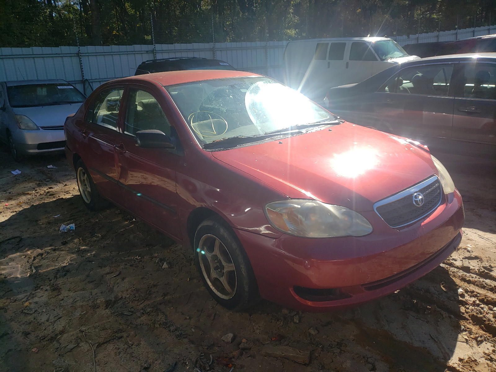TOYOTA COROLLA 2008 with VIN 1NXBR32E08Z019477 - Photo from auction
