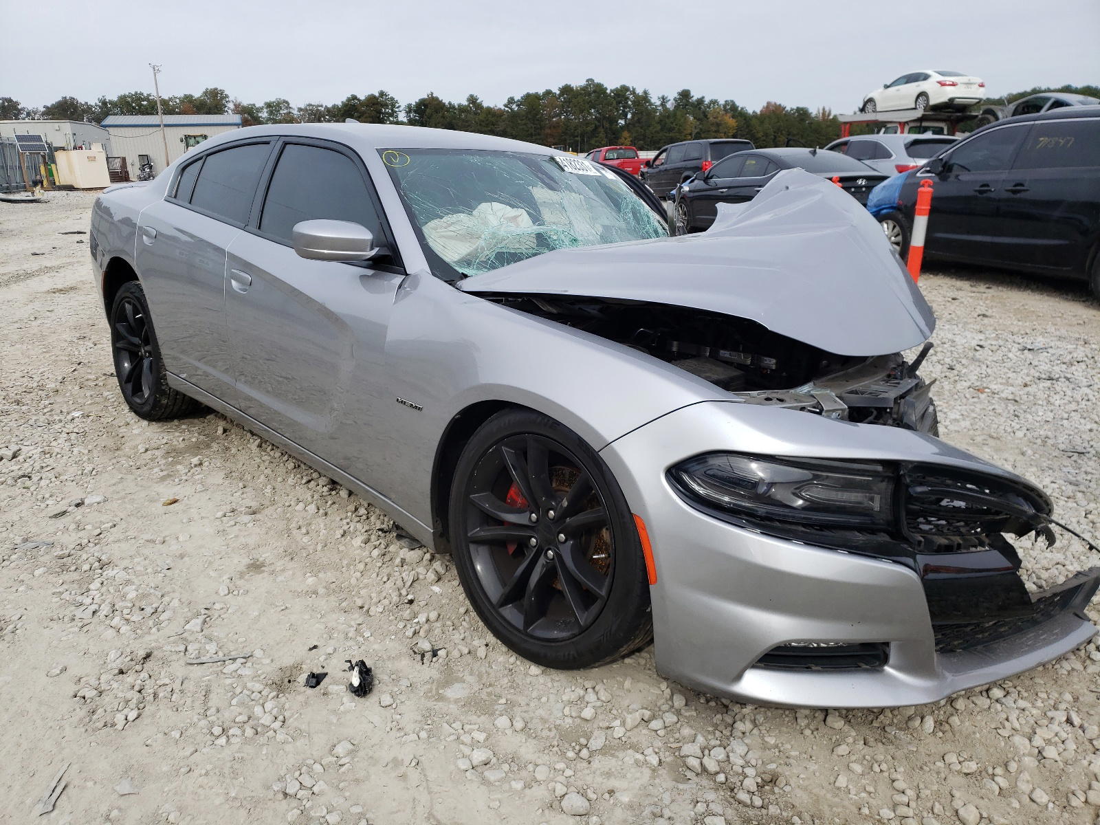 DODGE CHARGER R/ 2017 with VIN 2C3CDXCT9HH510133 - Photo from auction
