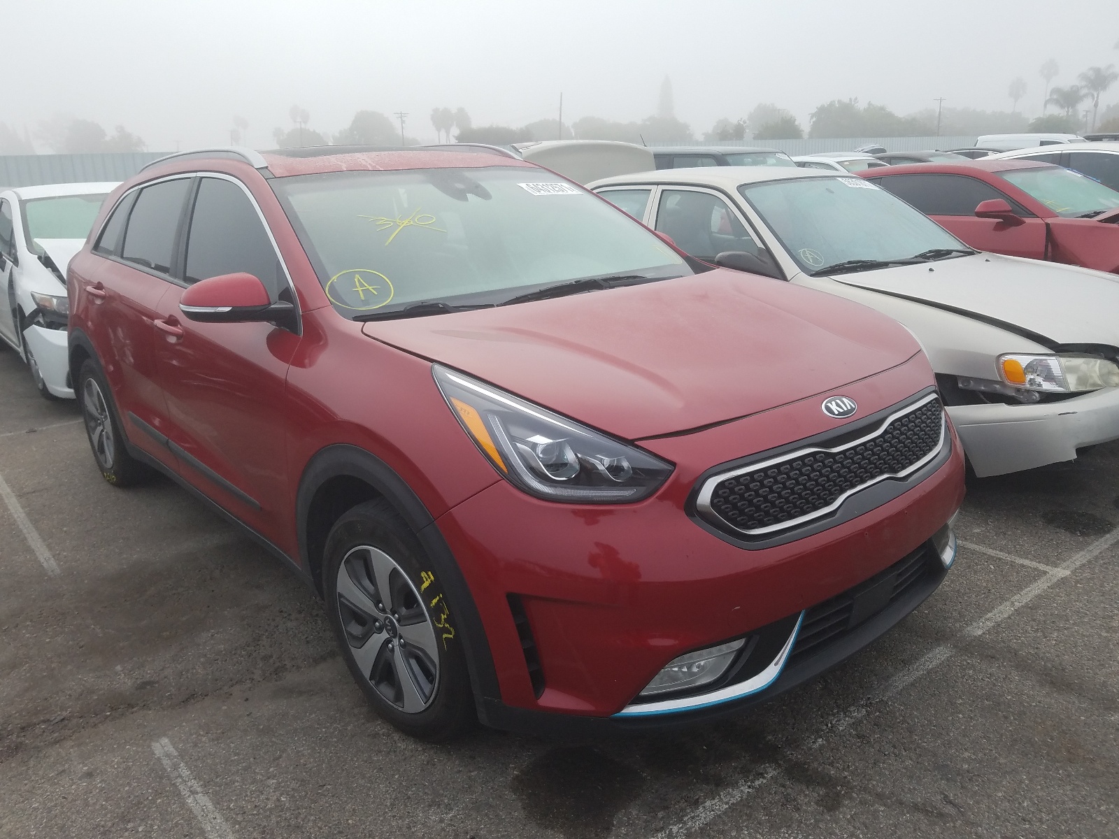 KIA NIRO EX PR 2019 with VIN KNDCC3LDXK5261291 - Photo from auction