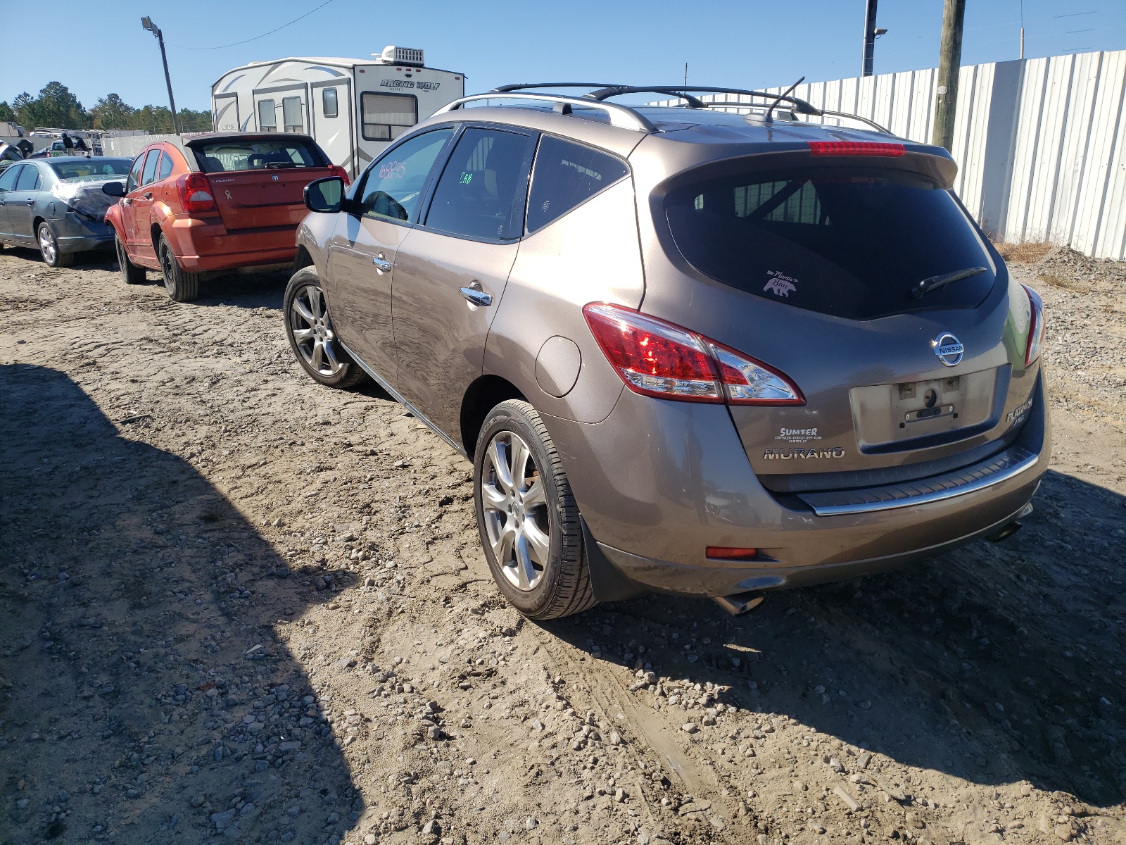 Photo 3 from auction – 2012 NISSAN MURANO S with VIN JN8AZ1MW7CW212902