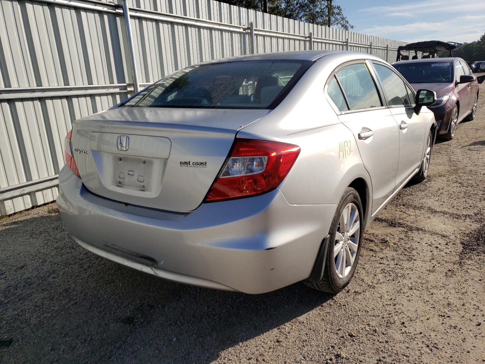 Photo 4 from auction – 2012 HONDA CIVIC EX with VIN 2HGFB2F88CH547449