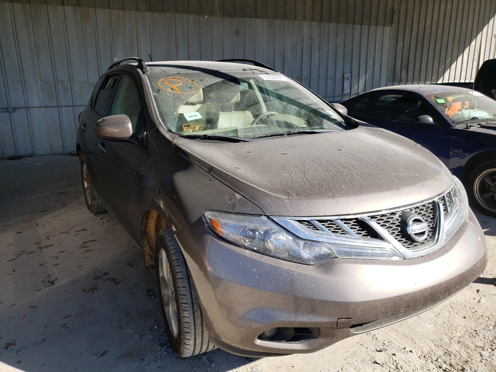 NISSAN MURANO S 2011 with VIN JN8AZ1MUXBW057971 - Photo from auction