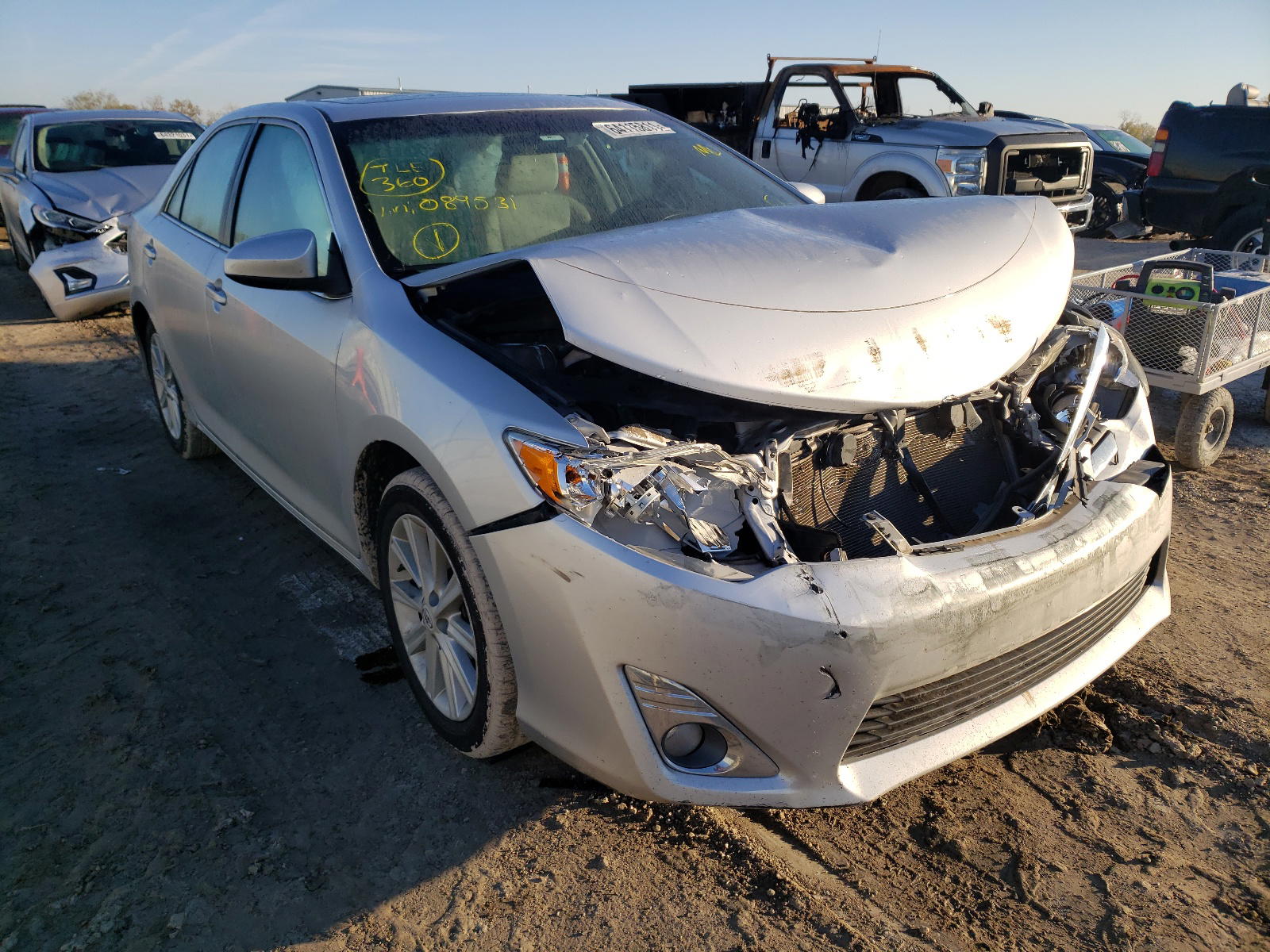 TOYOTA CAMRY BASE 2012 with VIN 4T1BF1FK3CU089531 - Photo from auction