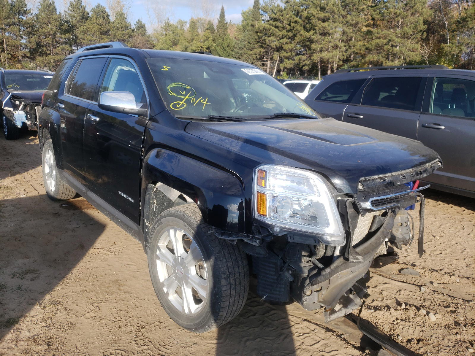 GMC TERRAIN SL 2017 with VIN 2GKFLUE32H6172808 - Photo from auction