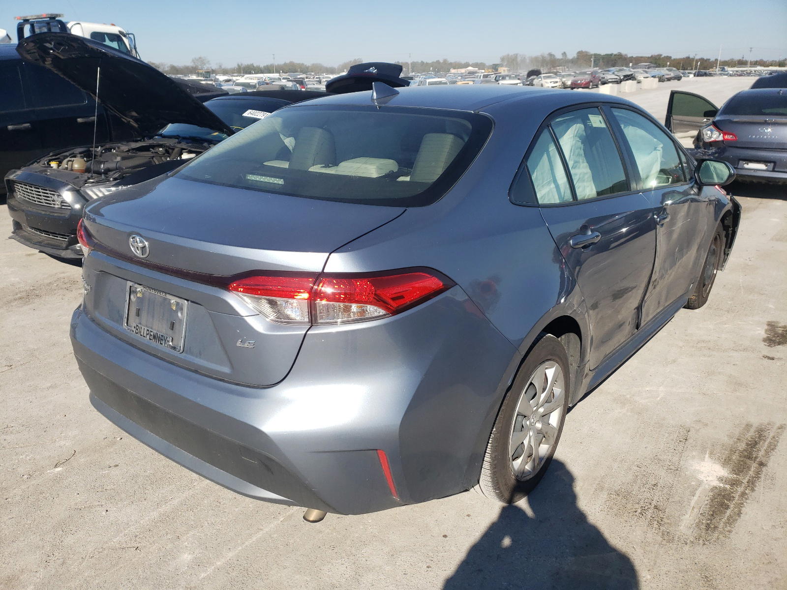 Photo 4 from auction – 2021 TOYOTA COROLLA LE with VIN JTDEPMAE9MJ156458