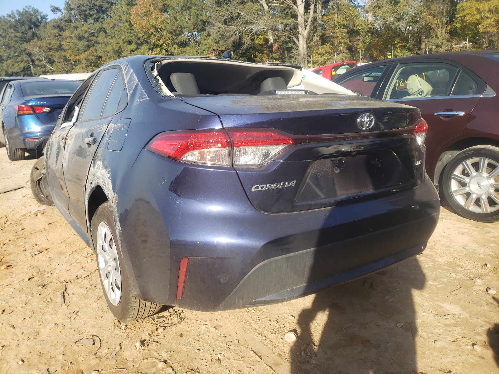 Photo 3 from auction – 2021 TOYOTA COROLLA LE with VIN JTDEPMAE5MJ165920