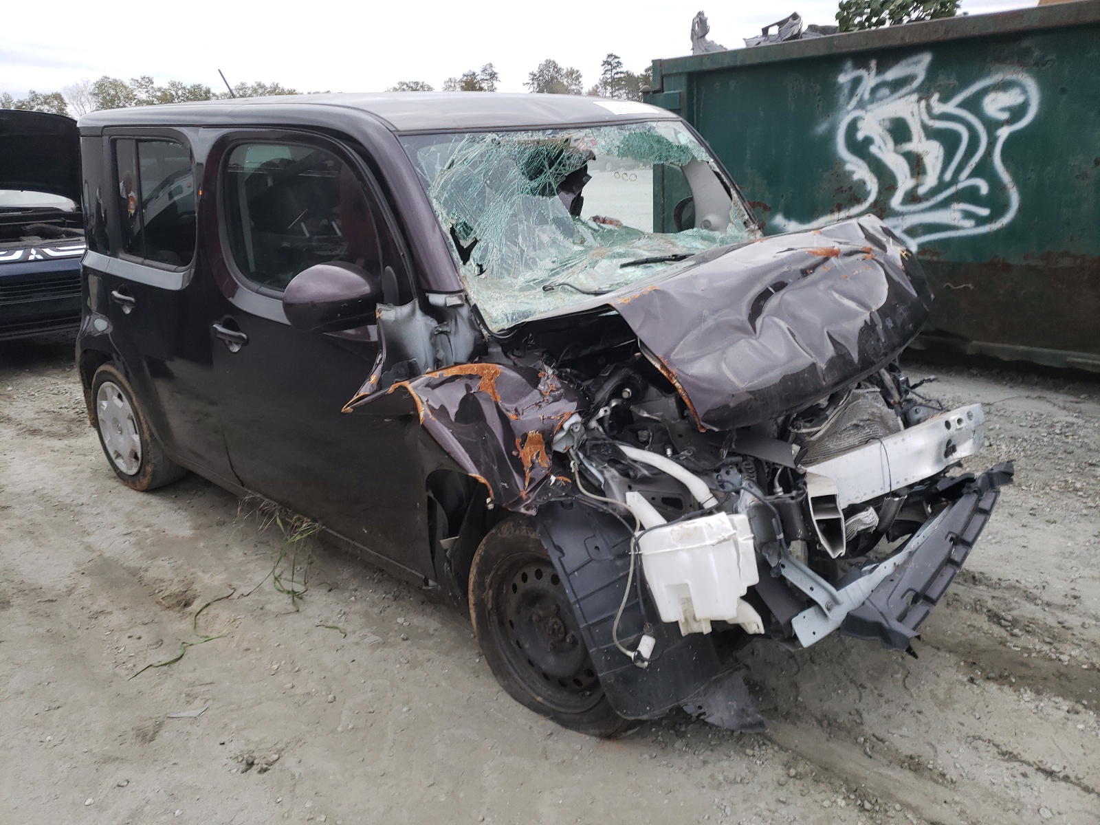 NISSAN CUBE BASE 2012 with VIN JN8AZ2KRXCT250189 - Photo from auction