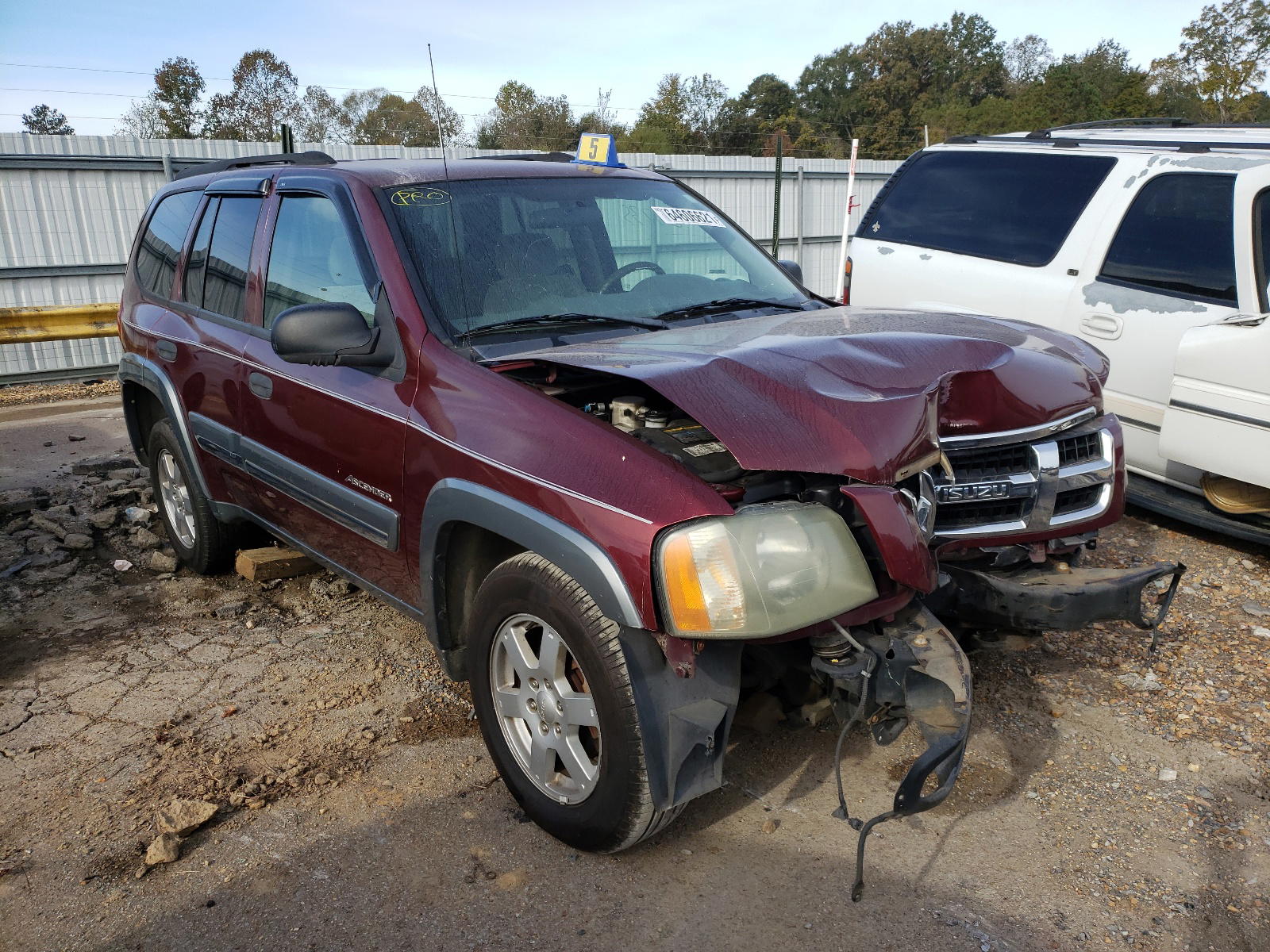ISUZU ASCENDER S 2004 with VIN 4NUDS13S542100544 - Photo from auction