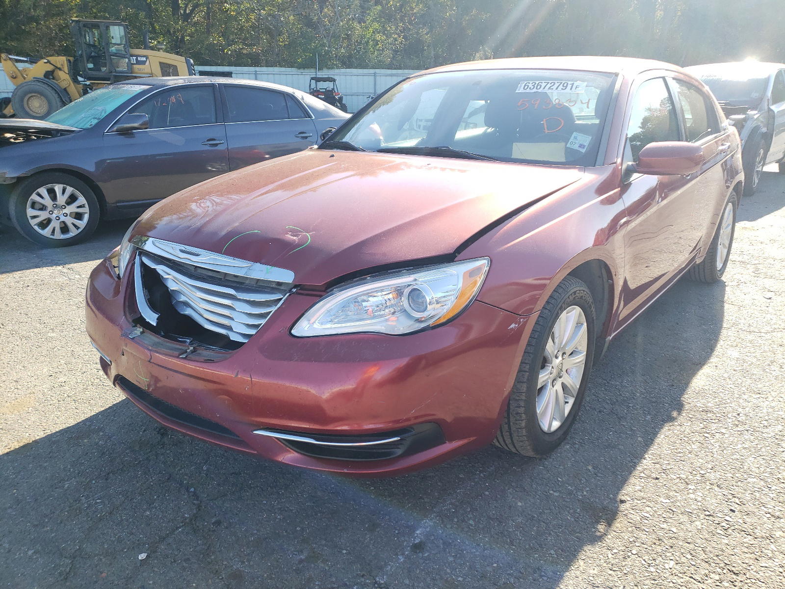 Photo 2 from auction – 2013 CHRYSLER 200 TOURIN with VIN 1C3CCBBB3DN593834