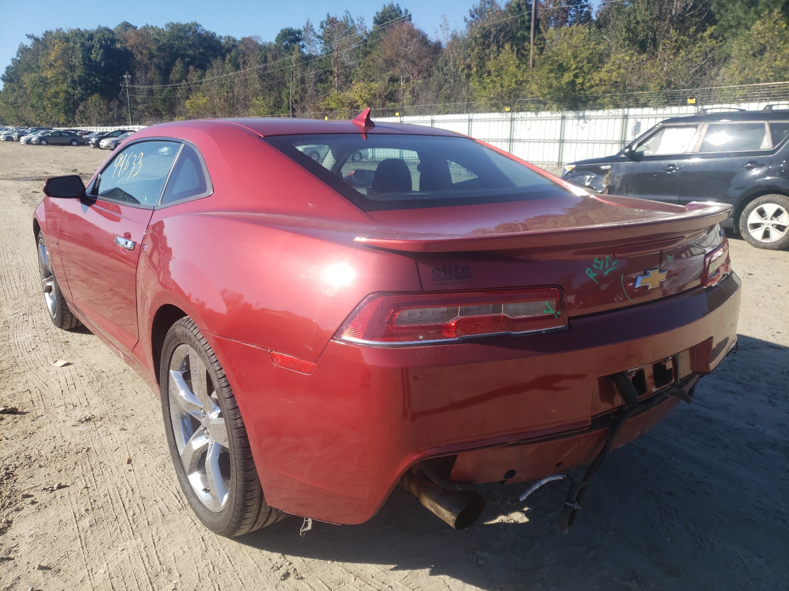 Photo 3 from auction – 2015 CHEVROLET CAMARO LT with VIN 2G1FD1E39F9206495